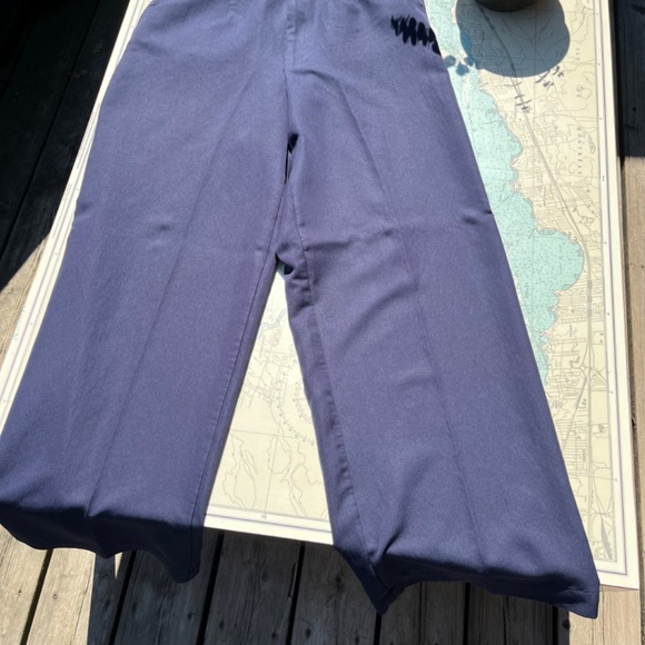 Vintage 90s Navy Wide Leg Gap Trousers - Picture 2 of 7
